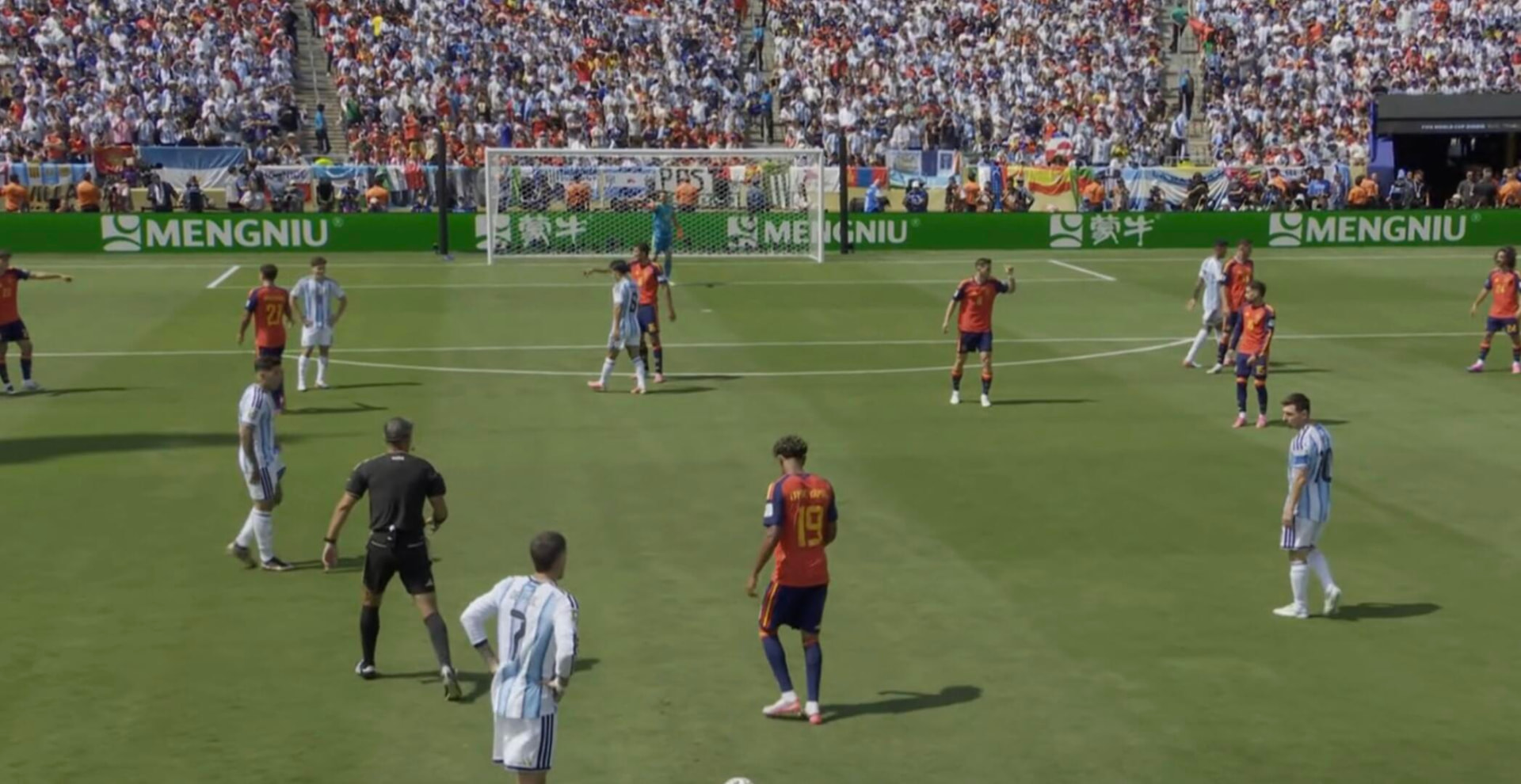Mengniu World Cup activation